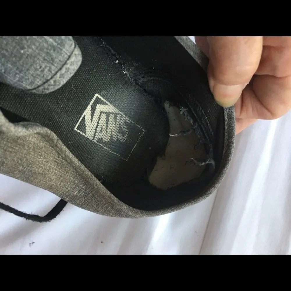 Distressed Vintage Vans Shoes